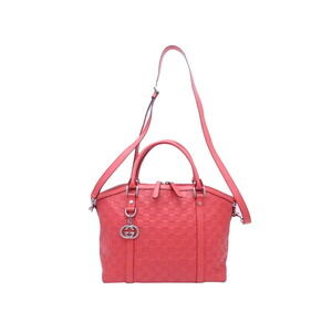 Gucci Shoulder ssima Leather Red Bag Handbag
